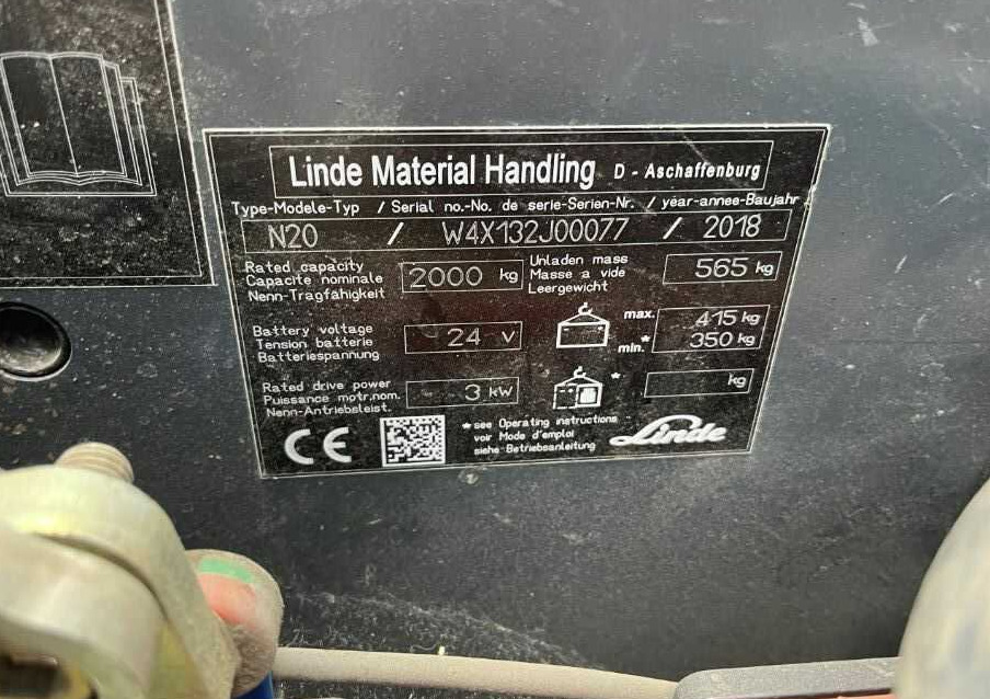 Linde N20 - Ordreplukker: billede 4 Linde N20 - Ordreplukker: billede 4