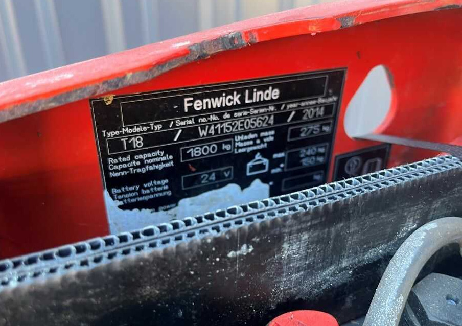 Linde T18 - Håndløftevogn: billede 5 Linde T18 - Håndløftevogn: billede 5
