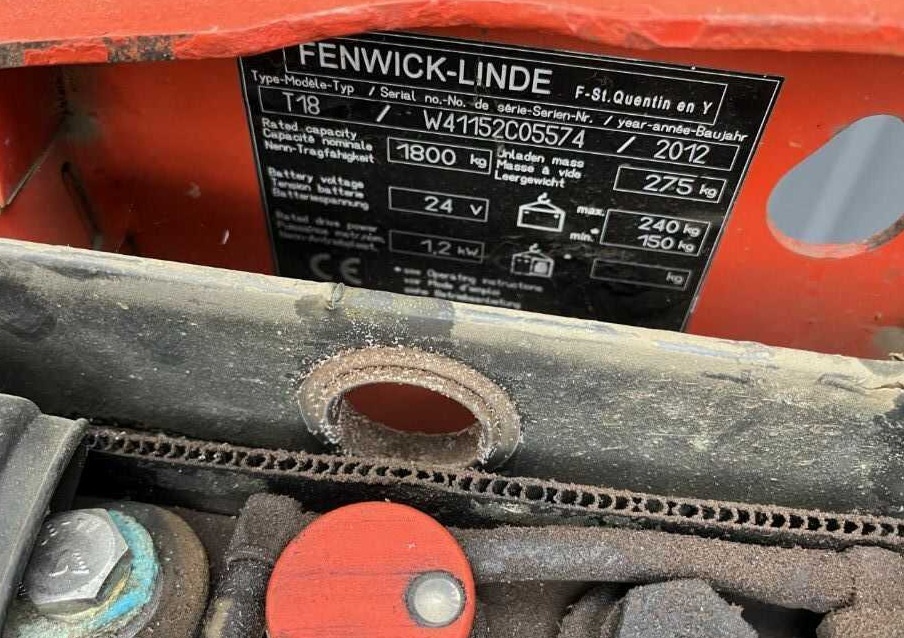 Linde T18 - Håndløftevogn: billede 4 Linde T18 - Håndløftevogn: billede 4