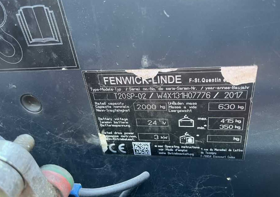 Linde T20SP-02 - Håndløftevogn: billede 4 Linde T20SP-02 - Håndløftevogn: billede 4