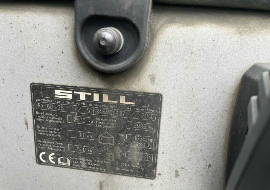 Still RX60-25 - El gaffeltruck: billede 4 Still RX60-25 - El gaffeltruck: billede 4