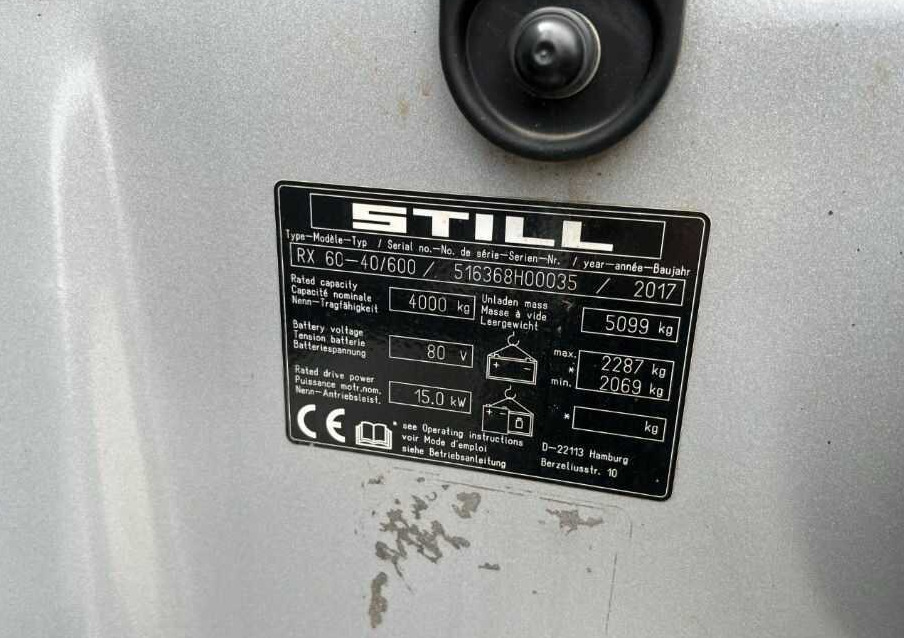 Still RX60-40/600 - El gaffeltruck: billede 1 Still RX60-40/600 - El gaffeltruck: billede 1