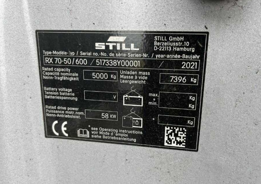Still RX70-50T/600 - Gas gaffeltruck: billede 4 Still RX70-50T/600 - Gas gaffeltruck: billede 4