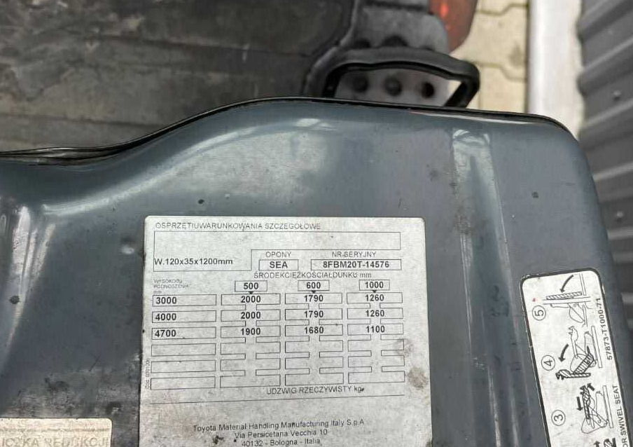 Toyota 8FBM20T - El gaffeltruck: billede 5 Toyota 8FBM20T - El gaffeltruck: billede 5