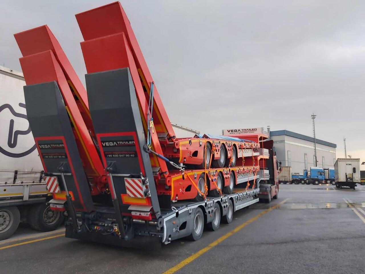 VEGA 3 AXLE STANDARD LOWBED - Nedbygget platform sættevogn: billede 2 VEGA 3 AXLE STANDARD LOWBED - Nedbygget platform sættevogn: billede 2