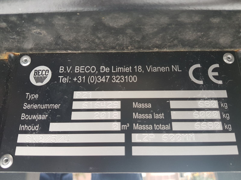 Beco PZ1 palletbord - Gafler for Materialehåndteringsudstyr: billede 4 Beco PZ1 palletbord - Gafler for Materialehåndteringsudstyr: billede 4