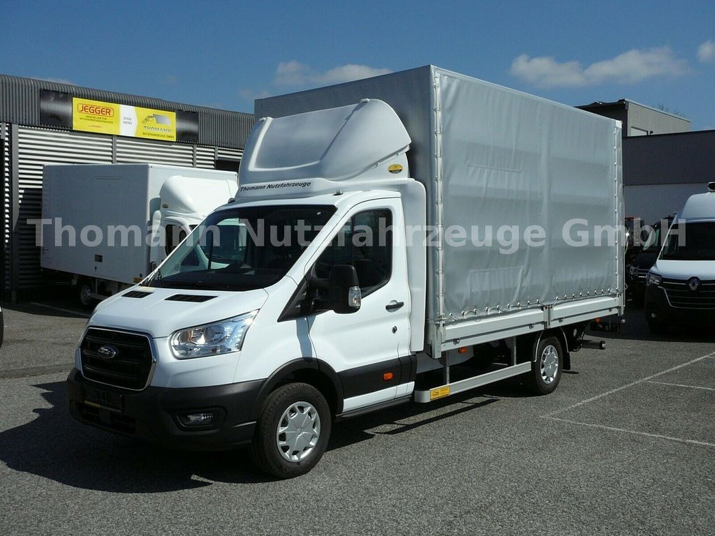 Ford Transit Pritsche Plane Ladebordwand Klima Temp. - Varebil med presenning: billede 2 Ford Transit Pritsche Plane Ladebordwand Klima Temp. - Varebil med presenning: billede 2