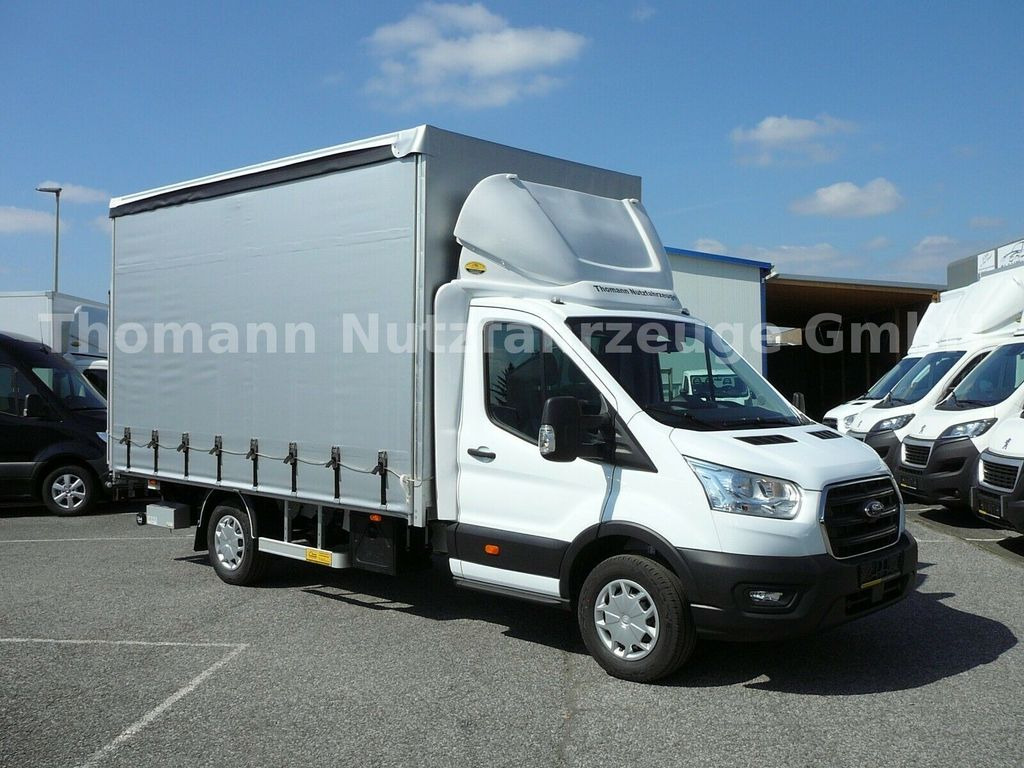 Ford Transit Pritsche Plane Ladebordwand Klima Temp. - Varebil med presenning: billede 1 Ford Transit Pritsche Plane Ladebordwand Klima Temp. - Varebil med presenning: billede 1