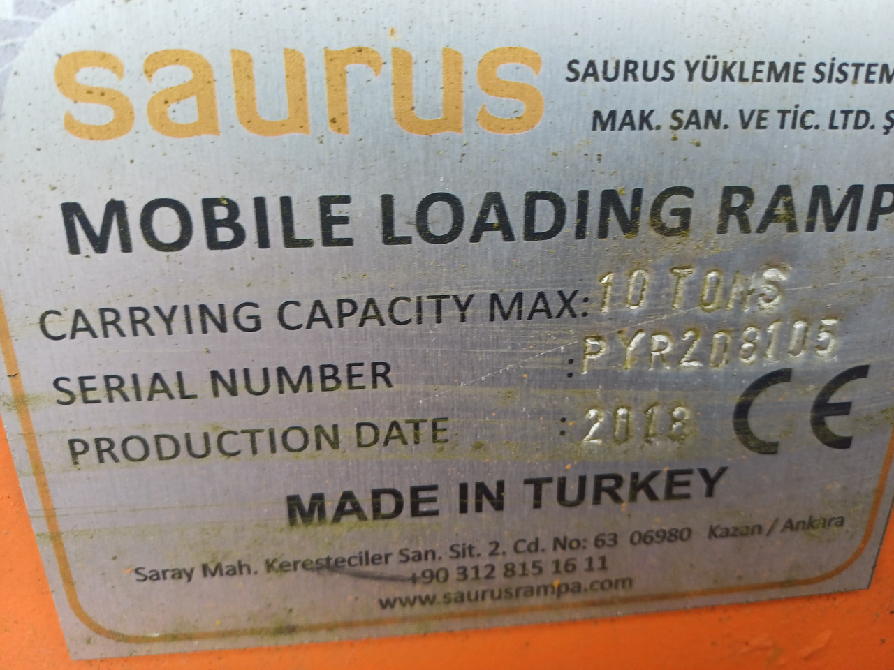 Saurus - Læsserampe: billede 3 Saurus - Læsserampe: billede 3