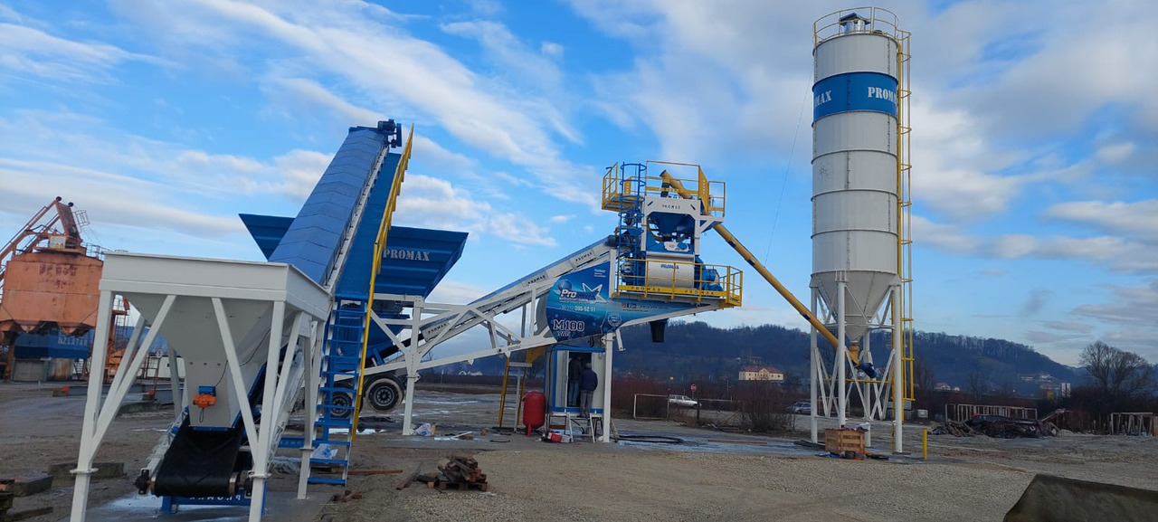 PROMAX MOBILE CONCRETE BATCHING PLANT M100-TWN (100m3/h) - Betonfabrik: billede 2 PROMAX MOBILE CONCRETE BATCHING PLANT M100-TWN (100m3/h) - Betonfabrik: billede 2