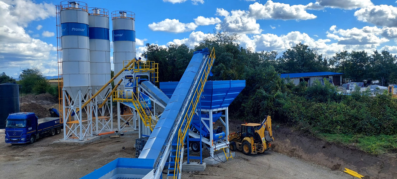 PROMAX MOBILE CONCRETE BATCHING PLANT M100-TWN (100m3/h) - Betonfabrik: billede 1 PROMAX MOBILE CONCRETE BATCHING PLANT M100-TWN (100m3/h) - Betonfabrik: billede 1