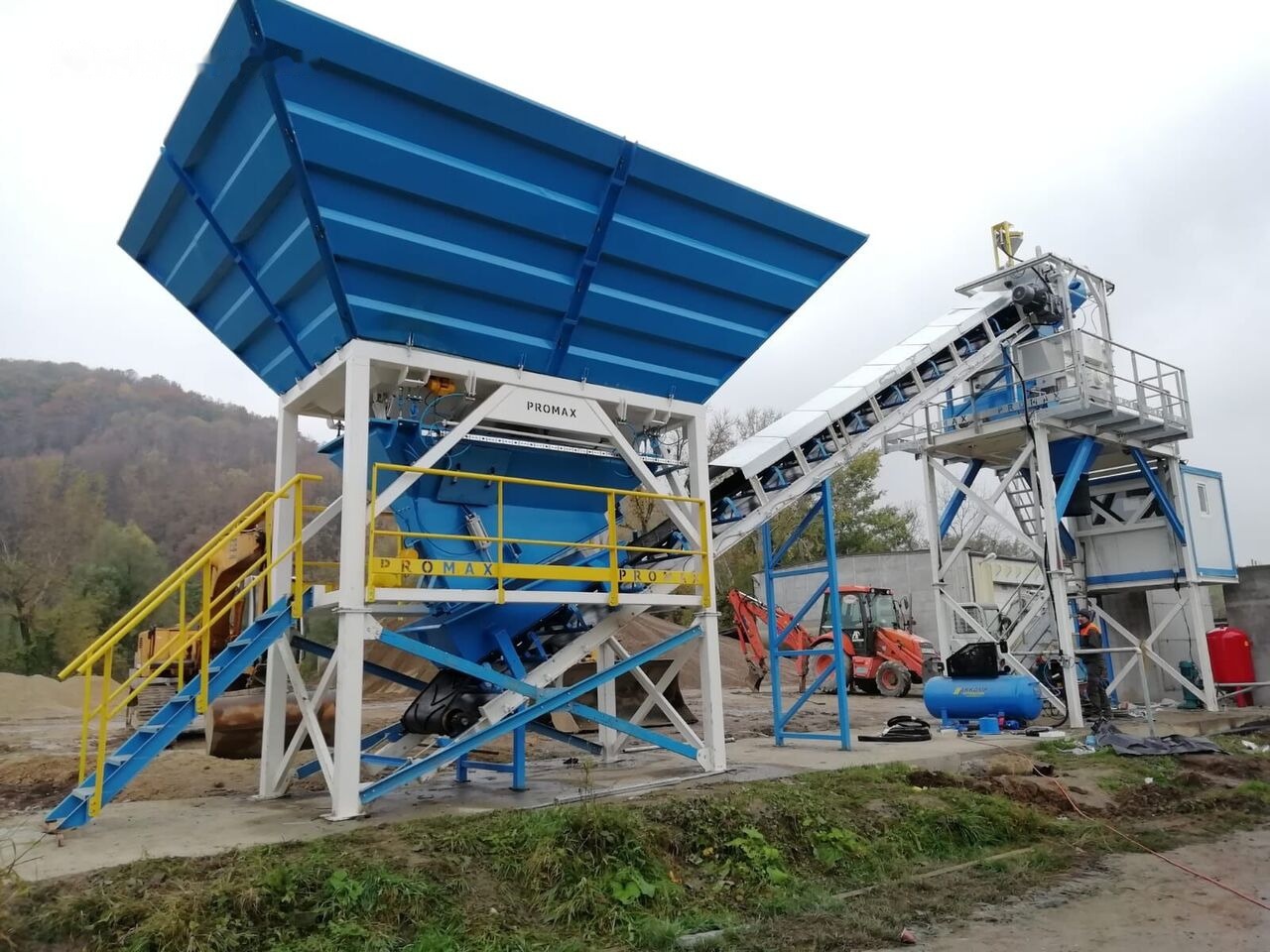Promax Compact Concrete Batching Plant PROMAX C60-SNG PLUS (60m³/h) - Betonfabrik: billede 5 Promax Compact Concrete Batching Plant PROMAX C60-SNG PLUS (60m³/h) - Betonfabrik: billede 5