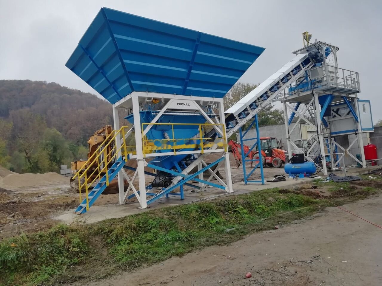 Promax Compact Concrete Batching Plant PROMAX C60-SNG PLUS (60m³/h) - Betonfabrik: billede 4 Promax Compact Concrete Batching Plant PROMAX C60-SNG PLUS (60m³/h) - Betonfabrik: billede 4