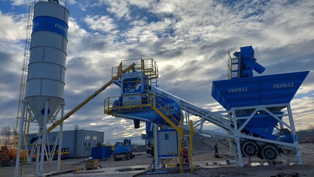 Promax Mobile Concrete Batching Plant PROMAX M100-TWN (100m³/h) - Betonfabrik: billede 4 Promax Mobile Concrete Batching Plant PROMAX M100-TWN (100m³/h) - Betonfabrik: billede 4