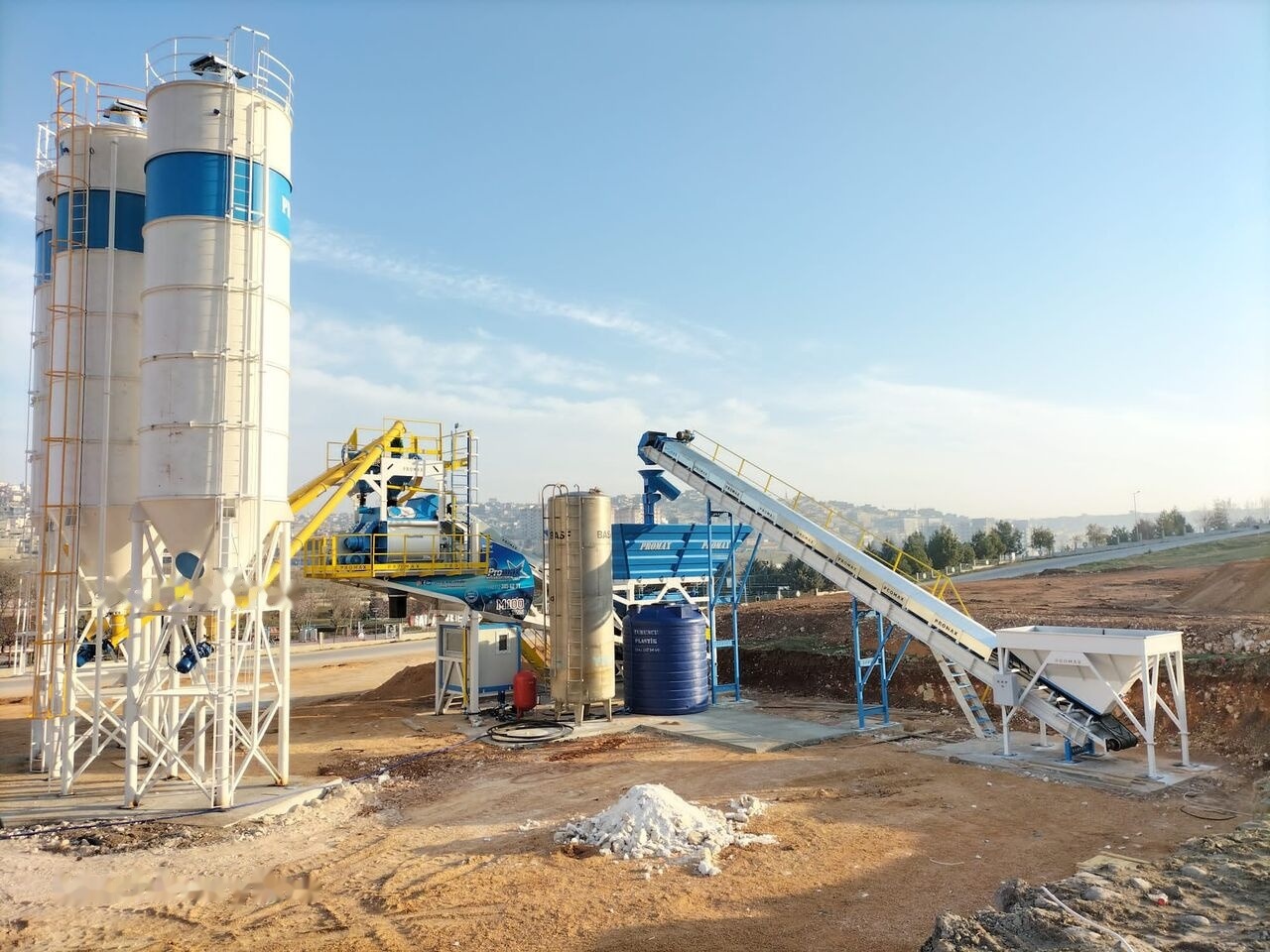 Promax Mobile Concrete Batching Plant PROMAX M100-TWN (100m³/h) - Betonfabrik: billede 1 Promax Mobile Concrete Batching Plant PROMAX M100-TWN (100m³/h) - Betonfabrik: billede 1