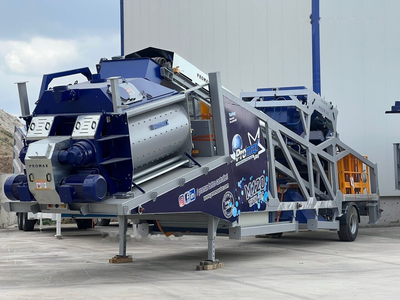 Promax Mobile Concrete Batching Plant PROMAX M120-TWN DT (120m³/h) - Betonfabrik: billede 5 Promax Mobile Concrete Batching Plant PROMAX M120-TWN DT (120m³/h) - Betonfabrik: billede 5