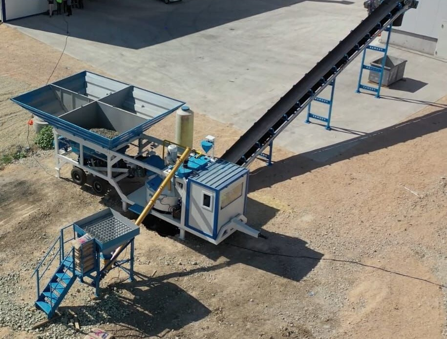 Promax Mobile Concrete Batching Plant PROMAX M35-PLNT (35m³/h) - Betonblander: billede 1 Promax Mobile Concrete Batching Plant PROMAX M35-PLNT (35m³/h) - Betonblander: billede 1