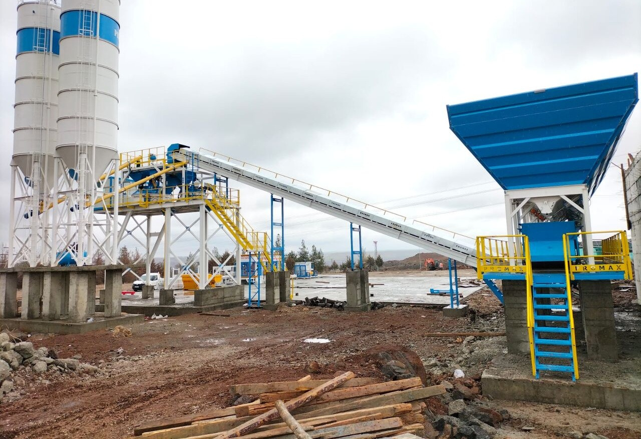 Promax Stationary Concrete Batching Plant with Double Planetary Mixer - Betonfabrik: billede 2 Promax Stationary Concrete Batching Plant with Double Planetary Mixer - Betonfabrik: billede 2