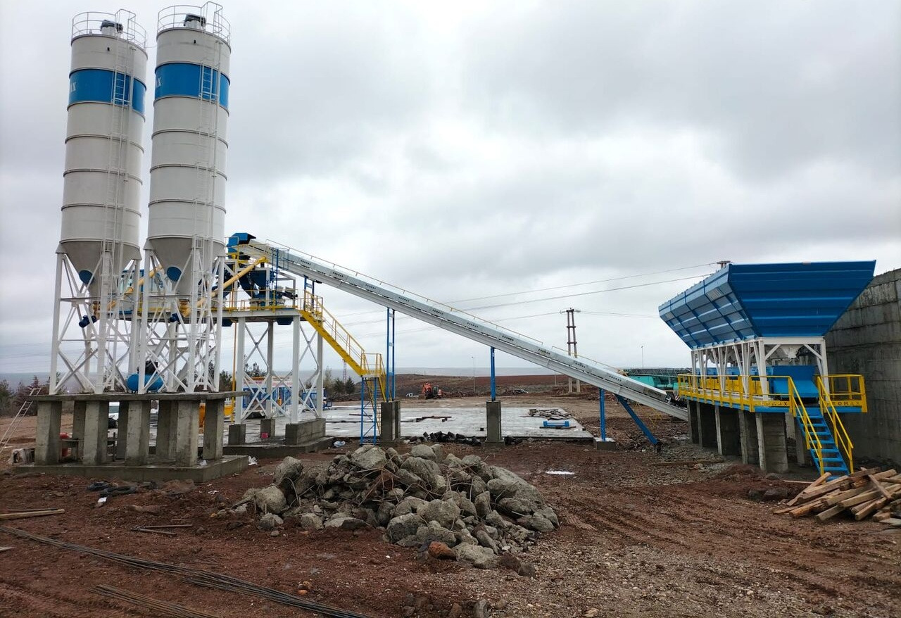 Promax Stationary Concrete Batching Plant with Double Planetary Mixer - Betonfabrik: billede 3 Promax Stationary Concrete Batching Plant with Double Planetary Mixer - Betonfabrik: billede 3