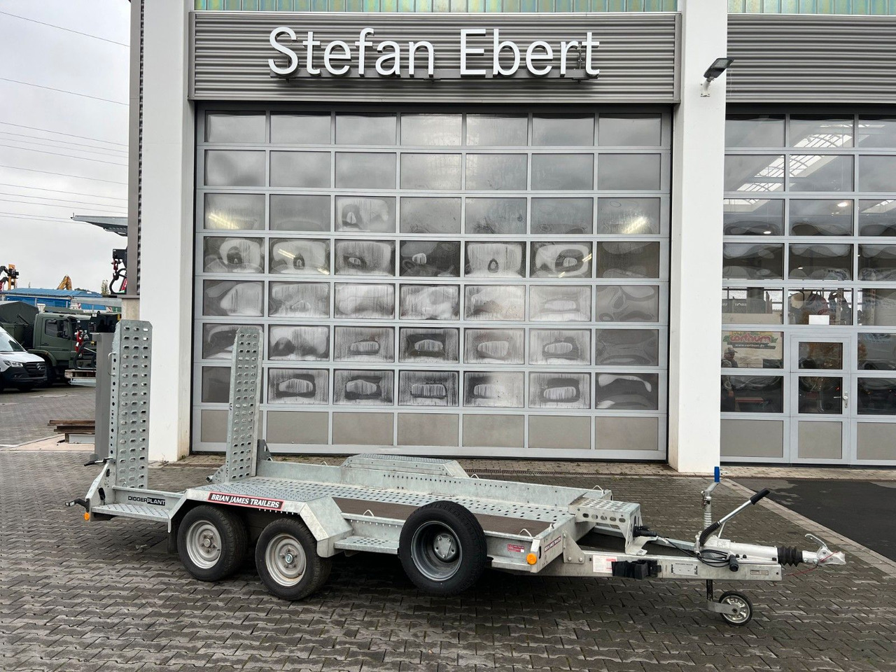 Brian James Cargo Digger Plant 2 / Länge 3.700mm / 3.500kg - Nedbygget platform påhængsvogn: billede 1 Brian James Cargo Digger Plant 2 / Länge 3.700mm / 3.500kg - Nedbygget platform påhængsvogn: billede 1