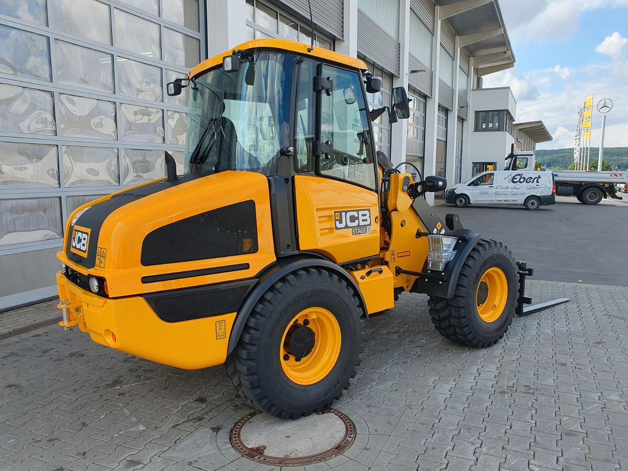 JCB 407 SV / Neufahrzeug / Gabel - Gummihjulslæsser: billede 3 JCB 407 SV / Neufahrzeug / Gabel - Gummihjulslæsser: billede 3