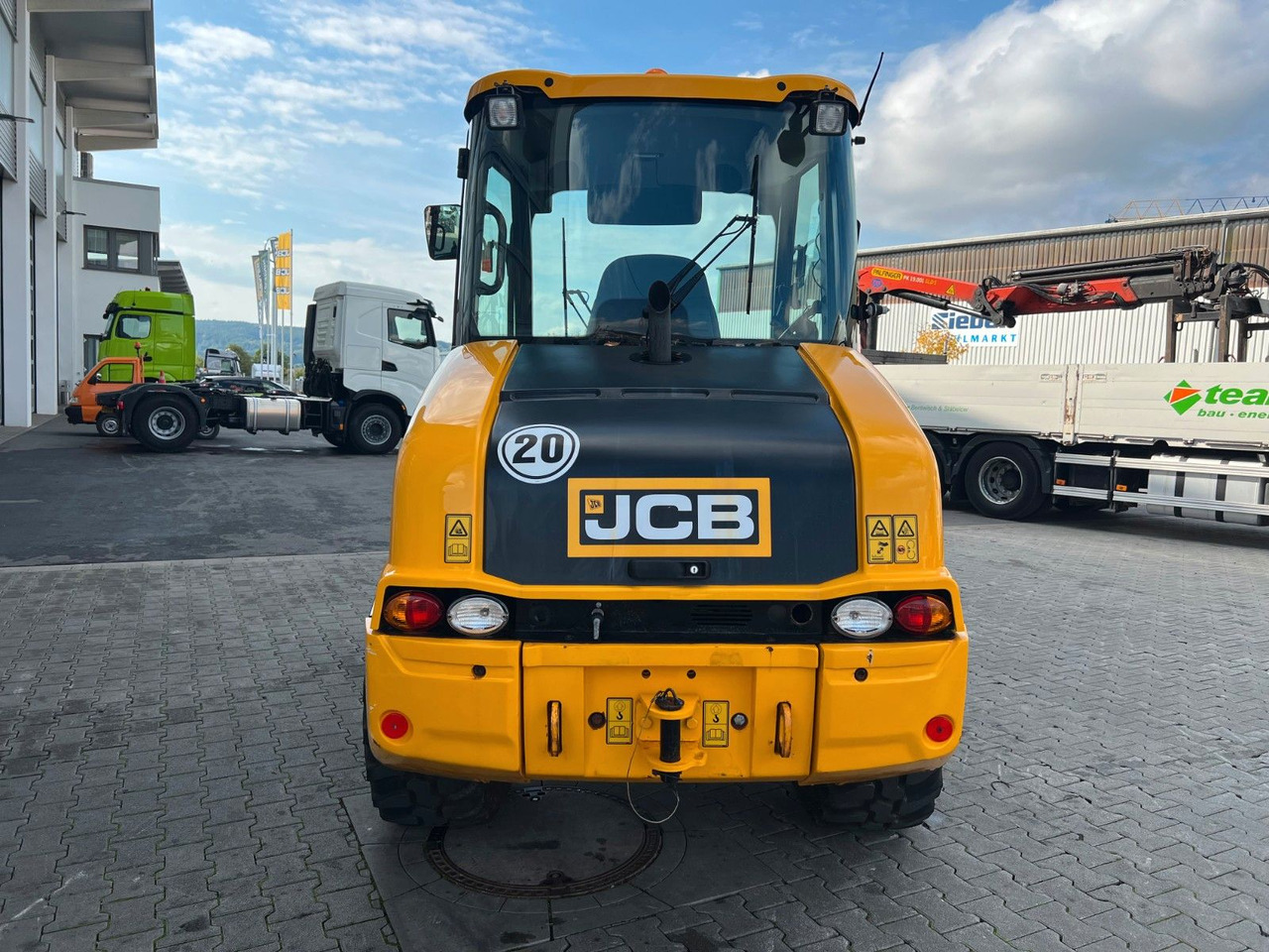 JCB 407 SV / nur 268h! / Klappschaufel & Gabel - Gummihjulslæsser: billede 5 JCB 407 SV / nur 268h! / Klappschaufel & Gabel - Gummihjulslæsser: billede 5