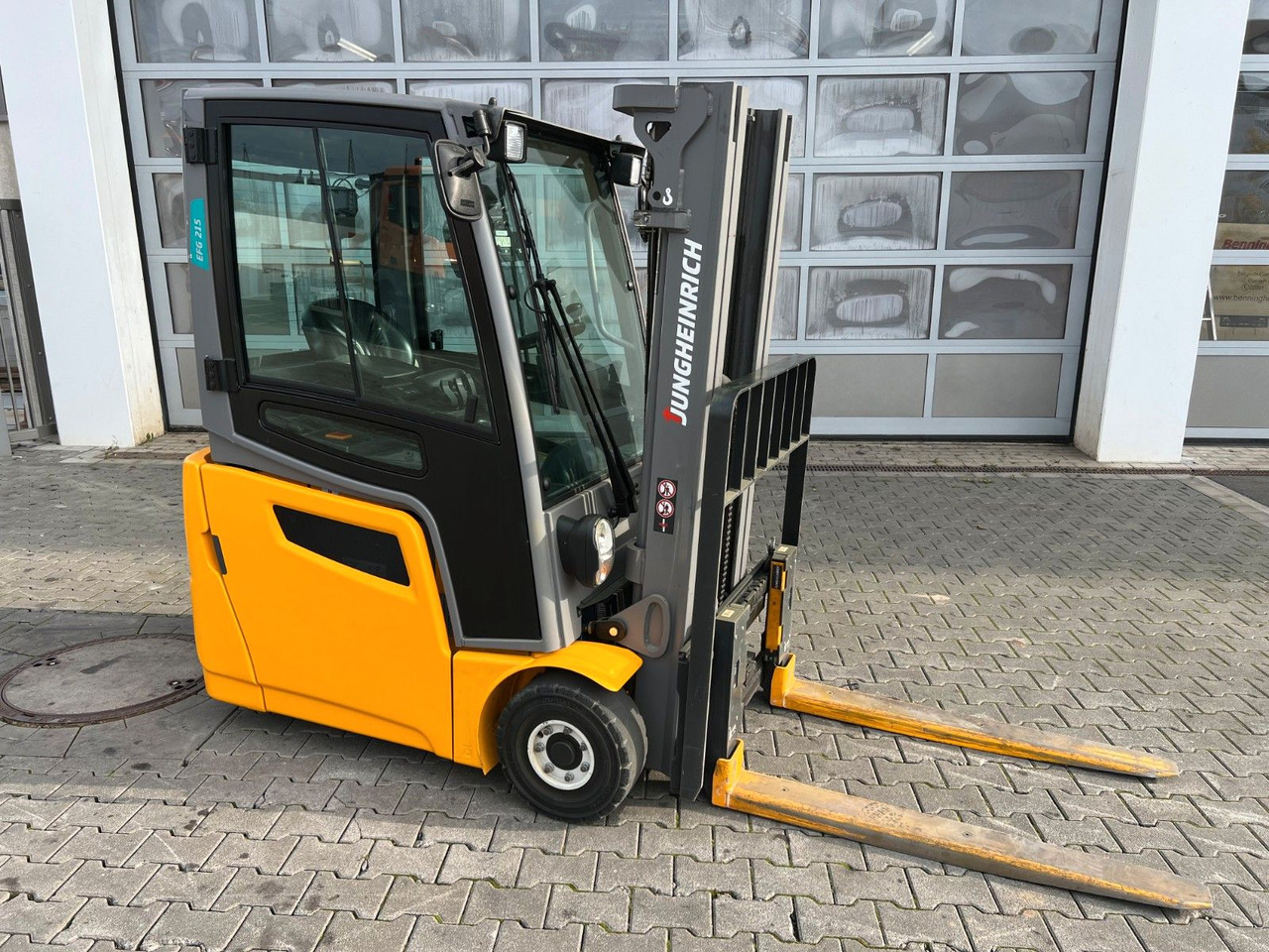 Jungheinrich EFG 215 / Triplex: 4.25m! / SS / 4.029h - El gaffeltruck: billede 2 Jungheinrich EFG 215 / Triplex: 4.25m! / SS / 4.029h - El gaffeltruck: billede 2