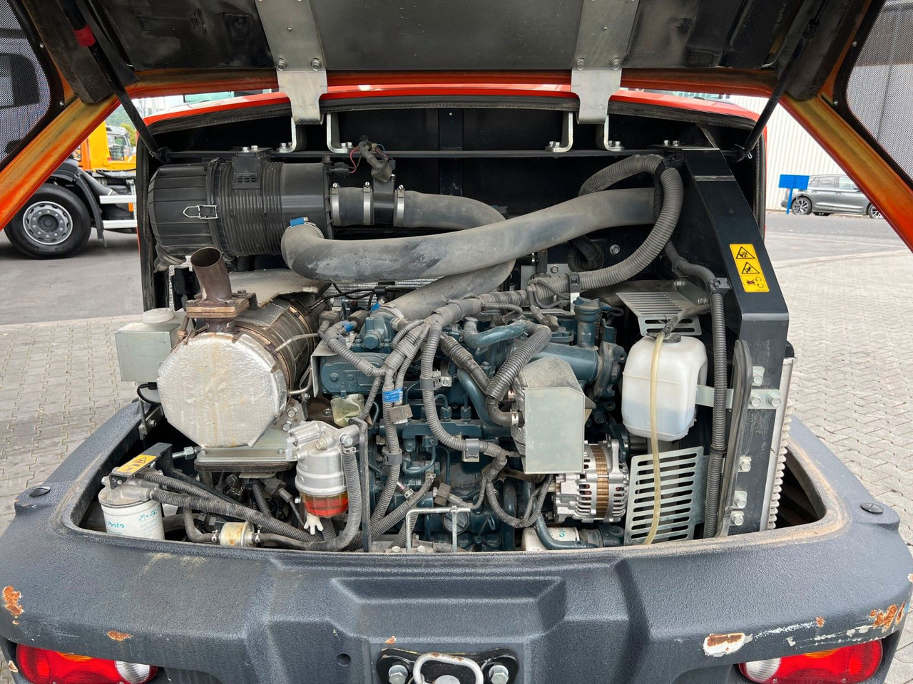 Gummihjulslæsser Kubota R070 / Gabel & Schaufel / nur 1.869h!: billede 11 Gummihjulslæsser Kubota R070 / Gabel & Schaufel / nur 1.869h!: billede 11