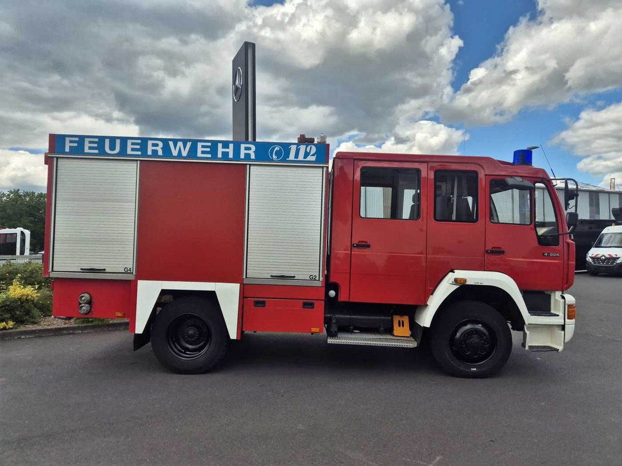 Lastbil MAN 14.224 4x4 TLF 16/29 Tanklöschfahrzeug Feuerwehr: billede 6