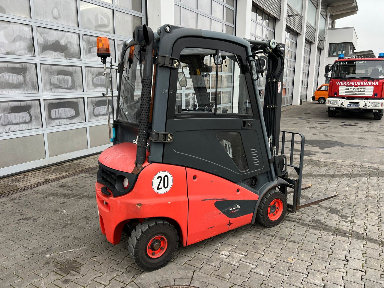 Linde H14D-01 / Triplex: 4.60m! / SS / nur 1.672h! - Diesel gaffeltruck: billede 3 Linde H14D-01 / Triplex: 4.60m! / SS / nur 1.672h! - Diesel gaffeltruck: billede 3