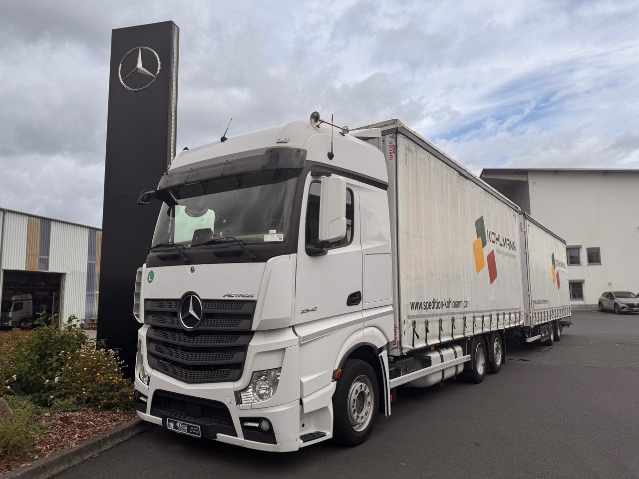 Mercedes-Benz Actros 2542 LnR 6x2 Retarder Standklima - Lastbil med presenning: billede 1 Mercedes-Benz Actros 2542 LnR 6x2 Retarder Standklima - Lastbil med presenning: billede 1