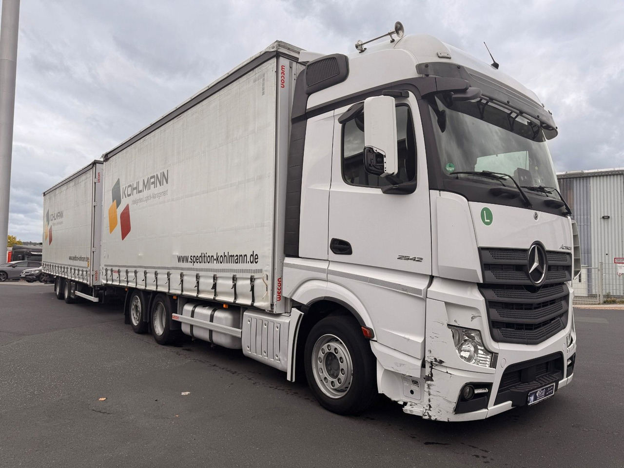 Mercedes-Benz Actros 2542 LnR 6x2 Retarder Standklima - Lastbil med presenning: billede 3 Mercedes-Benz Actros 2542 LnR 6x2 Retarder Standklima - Lastbil med presenning: billede 3