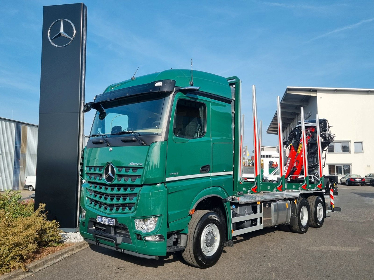 Mercedes-Benz Arocs 2551 L 6x2/4 HAD Palfinger Epsilon TZ12 - Tømmerbil, Lastbil med kran: billede 1 Mercedes-Benz Arocs 2551 L 6x2/4 HAD Palfinger Epsilon TZ12 - Tømmerbil, Lastbil med kran: billede 1