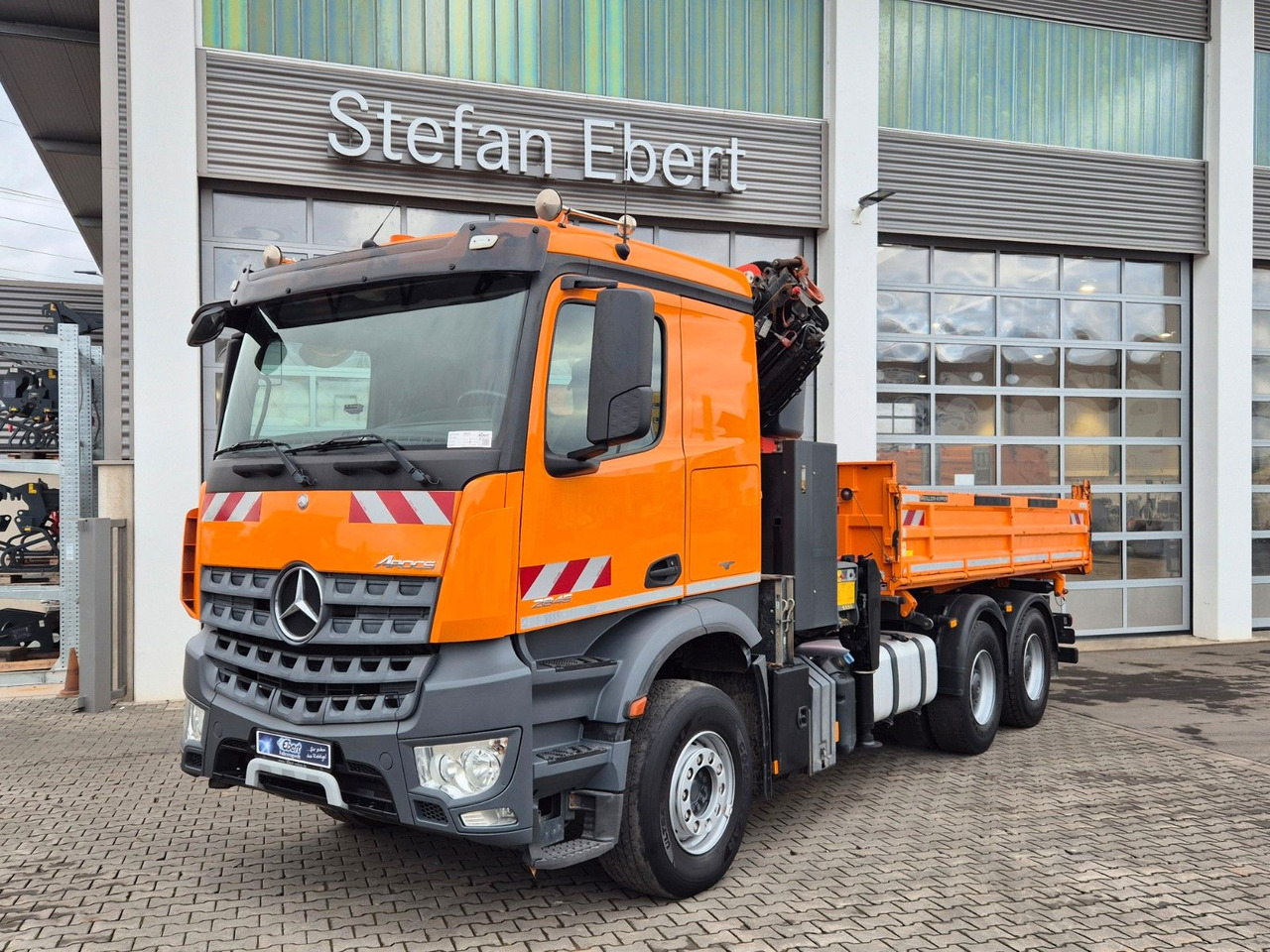 Mercedes-Benz Arocs 2645 6x4 Palfinger 27002 SH - Tipvogn lastbil, Lastbil med kran: billede 3 Mercedes-Benz Arocs 2645 6x4 Palfinger 27002 SH - Tipvogn lastbil, Lastbil med kran: billede 3