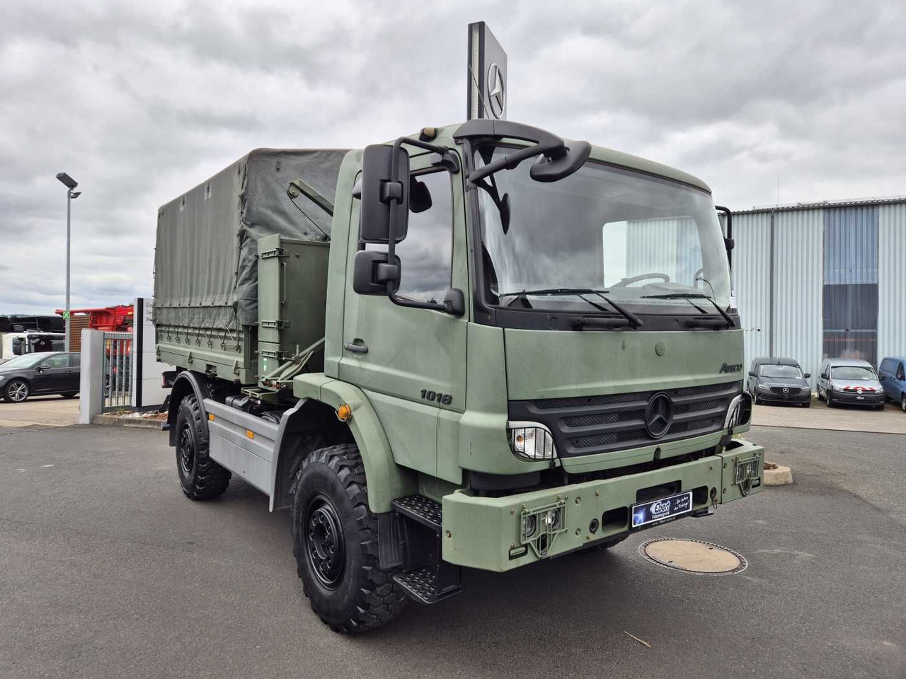 Mercedes-Benz Atego 1018 A 4x4 Singlebereifung 6 Stück vorh. - Lastbil med presenning: billede 3 Mercedes-Benz Atego 1018 A 4x4 Singlebereifung 6 Stück vorh. - Lastbil med presenning: billede 3