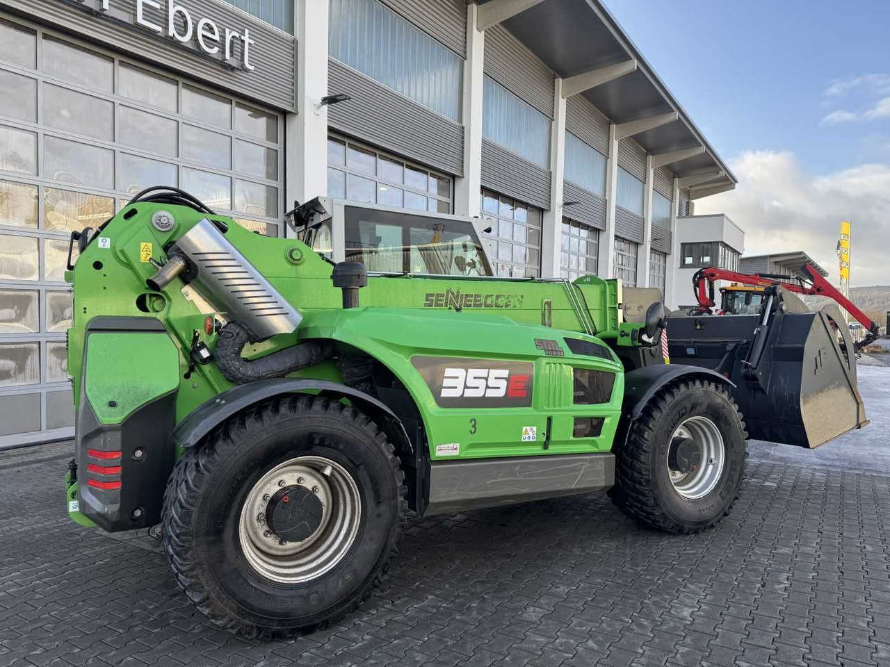 Sennebogen 355 E / Greifschaufel / nur 998h! - Gummihjulslæsser: billede 2 Sennebogen 355 E / Greifschaufel / nur 998h! - Gummihjulslæsser: billede 2