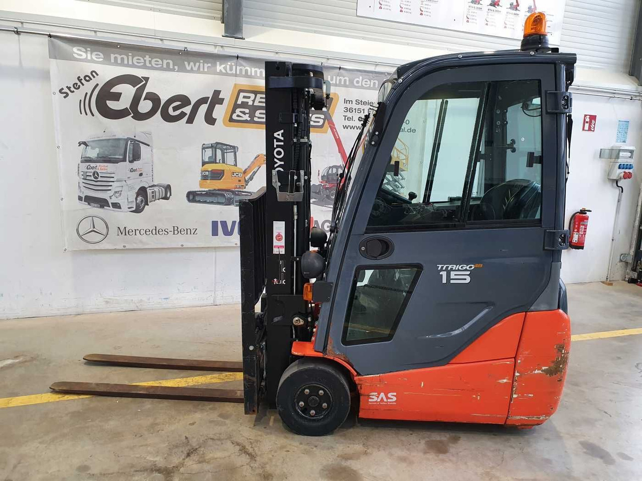 Leje en Toyota 8FBET15 / Batterie 07/2023 / HH: 4.3m! / 2.849h Toyota 8FBET15 / Batterie 07/2023 / HH: 4.3m! / 2.849h: billede 6 Leje en Toyota 8FBET15 / Batterie 07/2023 / HH: 4.3m! / 2.849h Toyota 8FBET15 / Batterie 07/2023 / HH: 4.3m! / 2.849h: billede 6