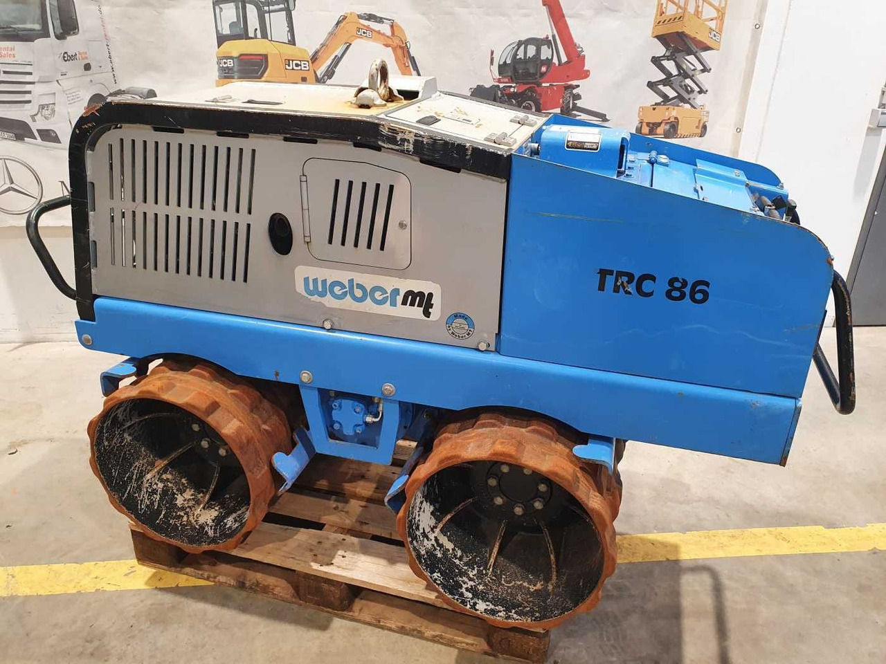 Weber TRC 86 Grabenwalze / 2020 / Funk / nur 112h - Mini tromle: billede 2 Weber TRC 86 Grabenwalze / 2020 / Funk / nur 112h - Mini tromle: billede 2