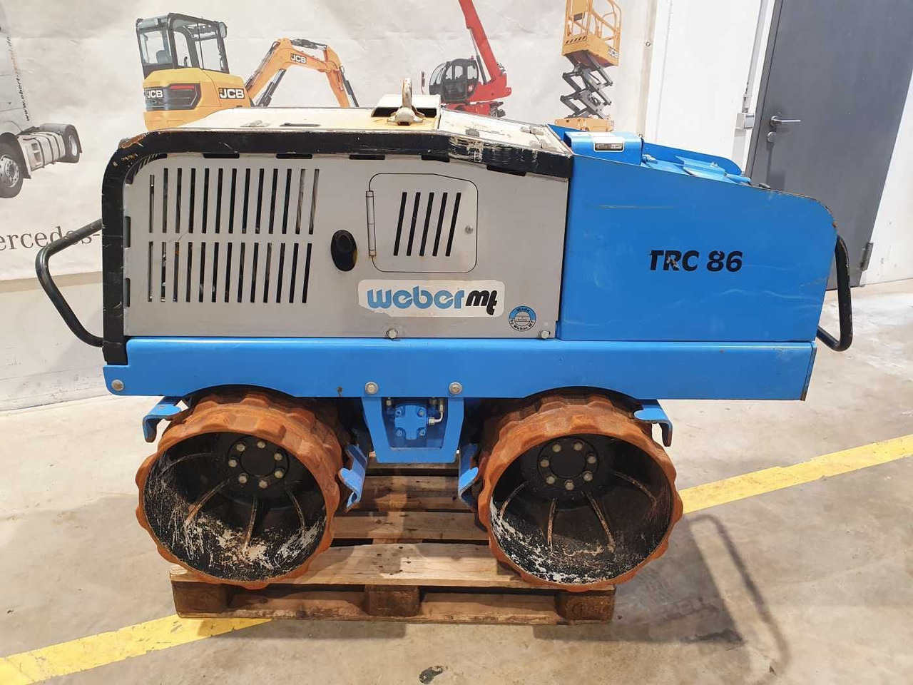 Weber TRC 86 Grabenwalze / 2020 / Funk / nur 112h - Mini tromle: billede 3 Weber TRC 86 Grabenwalze / 2020 / Funk / nur 112h - Mini tromle: billede 3