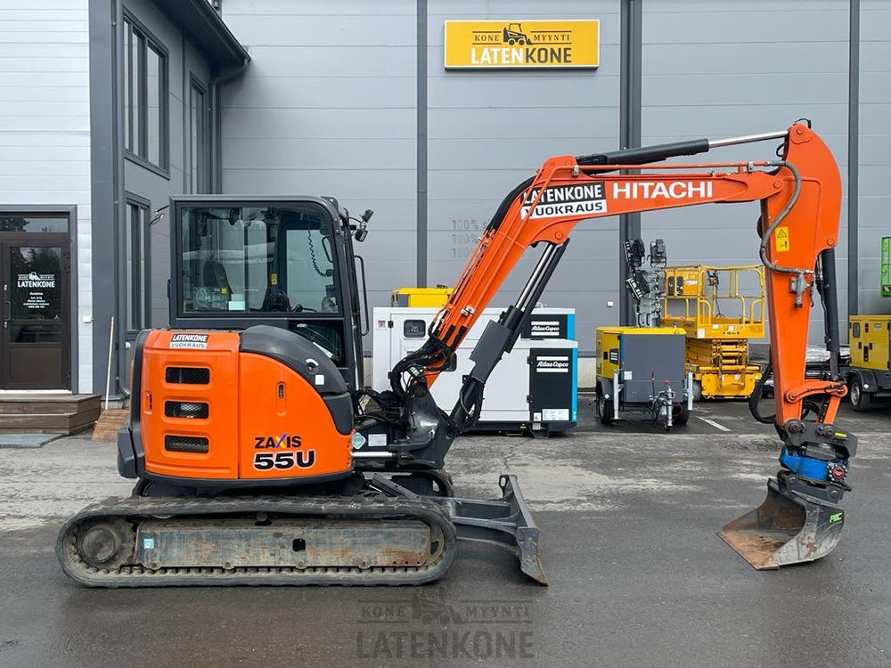 Hitachi ZX 55U-5A kaivinkone - Bæltegravemaskine: billede 1 Hitachi ZX 55U-5A kaivinkone - Bæltegravemaskine: billede 1