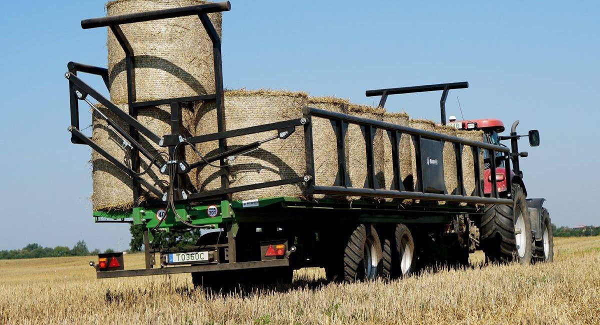 Dinapolis bale trailer 20t, RPP-9000 - Landbrugs anhænger platform: billede 1 Dinapolis bale trailer 20t, RPP-9000 - Landbrugs anhænger platform: billede 1