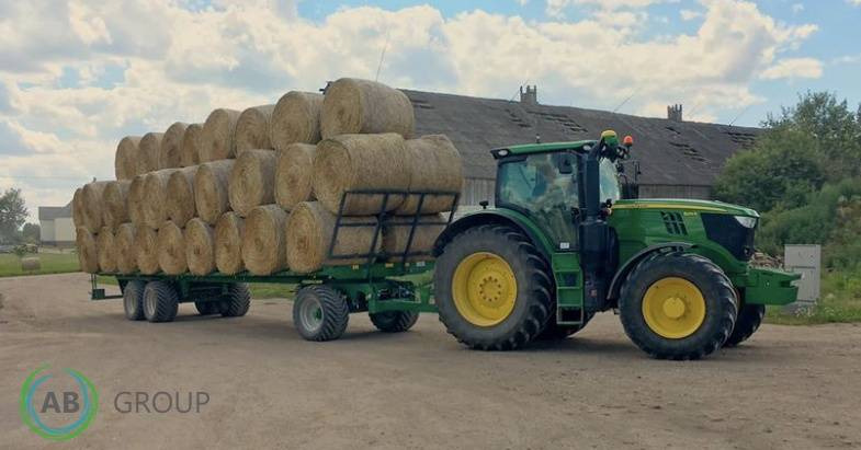 Dinapolis bale trailer RP-10500, 14 t - Landbrugs anhænger platform: billede 2 Dinapolis bale trailer RP-10500, 14 t - Landbrugs anhænger platform: billede 2