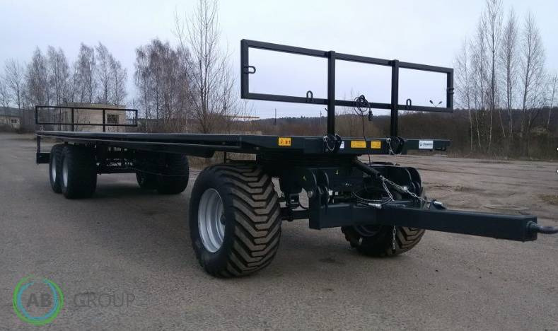 Dinapolis bale trailer RP-10500, 14 t - Landbrugs anhænger platform: billede 1 Dinapolis bale trailer RP-10500, 14 t - Landbrugs anhænger platform: billede 1