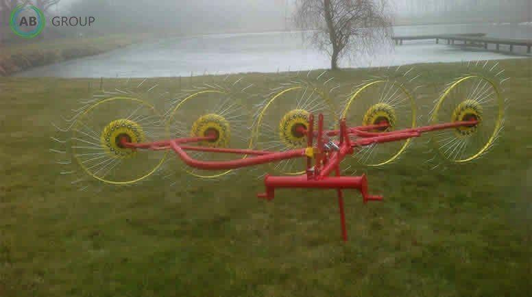 Taret rake-tedder Z 213/1 / PZK-5 - Høvender: billede 2 Taret rake-tedder Z 213/1 / PZK-5 - Høvender: billede 2