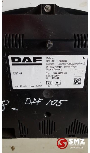 DAF Occ Instrumentenpaneel Daf XF 105 - Instrumentbræt for Lastbil: billede 3 DAF Occ Instrumentenpaneel Daf XF 105 - Instrumentbræt for Lastbil: billede 3