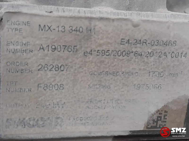 DAF Occ Motor DAF XF106 EURO 6 MX13 340 - Motor for Lastbil: billede 5 DAF Occ Motor DAF XF106 EURO 6 MX13 340 - Motor for Lastbil: billede 5