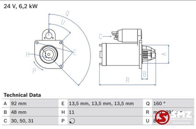 Mercedes-Benz Starter mercedes actros - Starter for Lastbil: billede 3 Mercedes-Benz Starter mercedes actros - Starter for Lastbil: billede 3
