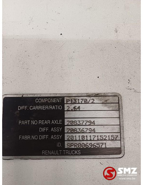 Renault Occ differentiëel i=2,64 Renault - Differentialtandhjul for Lastbil: billede 5 Renault Occ differentiëel i=2,64 Renault - Differentialtandhjul for Lastbil: billede 5