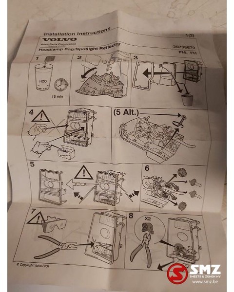 Volvo Volvo mistlicht reflector koplamp links - Forlygte for Lastbil: billede 2 Volvo Volvo mistlicht reflector koplamp links - Forlygte for Lastbil: billede 2