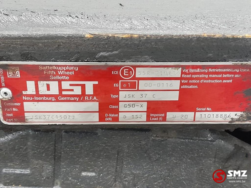 Jost Occ koppelschotel + montageplaat JSK37C JOST - Drejeskammel for Lastbil: billede 5 Jost Occ koppelschotel + montageplaat JSK37C JOST - Drejeskammel for Lastbil: billede 5